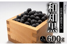 京都丹波の黒豆「和知黒」　Lサイズ　600ｇ （生産地域限定　京都・京丹波町産　黒大豆）　[012NA009]