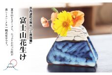 京丹波町の窯元「工房瑞穂」富士山花生け  [020MG002]