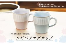 京丹波町の窯元「工房瑞穂」 ソギペアマグカップ [020MG001]