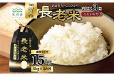 【3回定期便】《 新米先行予約 》2025年9月発送開始 長老米 5kg×3カ月連続 総量15kg 令和7年産 新米 京都 京丹波町産 米 コシヒカリ 清流育ち 栽培地域限定 ※北海道・東北・沖縄・その他離島は配送不可 [030YS003R]