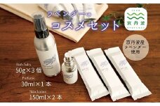 京丹波産ラベンダー コスメセット コスメ 京都 国産 スキンケア 植物エキス 化粧品 入浴剤 ラベンダー ※沖縄県へは配送不可となります。 [024SNT001]