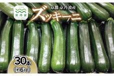 《先行予約》 京都 京丹波ズッキーニ 30本 約6kg 産地直送 産直 国産 丹波 京丹波町 野菜 新鮮 やさい 夏野菜 炒め物 揚げ物 グリル料理 和食 洋食 BBQ 料理レシピ付き ※北海道・沖縄・その他離島は配送不可 [014KK001L]