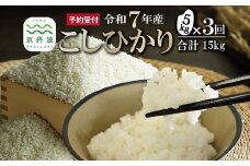【3回定期便】 《新米先行予約》 こしひかり 和知のお米 5kg 定期便 3回 3カ月 合計15kg 京都 丹波 京丹波町産 米 コメ コシヒカリ 精米 産地直送 ※北海道・東北・沖縄・その他離島は配送不可 [042MTK001R]
