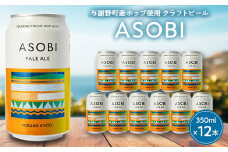 ＜与謝野町産ホップ使用クラフトビール＞ ASOBI(アソビ) 350ml×12本　ペールエール【1248906】