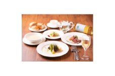 ＜橋立ベイホテル＞創作フランス料理 ランチペア食事券『選べるメインコース』【1475278】