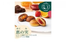 一心堂　フルーツミルク饅頭「恵の実」10個　化粧箱入り