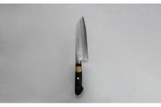 堺忠義作　三徳庖丁 口金付　ステン鍛造本割込