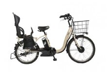【100％完成納品】PELTECH（ペルテック）後チャイルドシート付子供乗せ適用電動アシスト自転車 前24/後20内装3段 TDH-408L-CH【ベージュ】