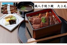 職人手焼き鰻「儀門（ギモン）」　大サイズ うなぎ3尾セット