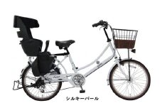 ヱビス自転車　子供乗せ自転車 フィデースDX226 電動なし シマノ製外装6段変速 OGK製後子供乗せ付 RBC-017DX ZERO Plus【シルキーパール】