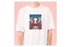 古墳Tシャツ「未来への扉」  サイズ：M