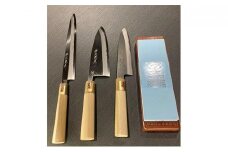 刃物セット（祥太郎作柳刃、出刃、文化黒打）＋砥石【受注生産品 納期約1ヶ月】