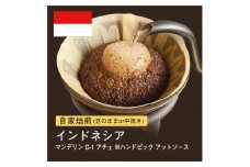 自家焙煎コーヒー！ #091 310g マンデリン G-1 アチェ Wハンドピック アットソース【豆】珈琲