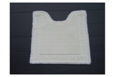 【ホワイト】ボルガトイレマット約60cm×約60cm