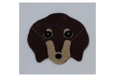 ダックスフンドラグマット約52cm×約60cm