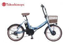 高島屋　PELTECH ２０型ノーパンク折り畳み電動アシスト自転車ＢＧ〈高島屋選定品〉