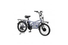 【100％完成納品】ノーパンクGRC-515L 電動アシストeカーゴバイク 20インチ 外装7段 【マットグレー】＊販売証明書付き