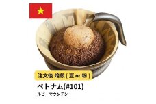 【豆】コーヒー #101 ルビーマウンテン （ベトナム アラビカ） 310g 当日焙煎 大山珈琲