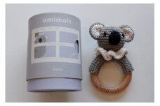 HOPPL（ホップル）手編みamimals（アミマルズ） ガラガラ Koala