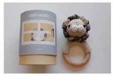 HOPPL（ホップル）手編みamimals（アミマルズ） ガラガラ Lion
