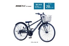 【サカイサイクル】子ども自転車20インチ シックスクロス・６スピードTYPE CRS206　フラットカーキ