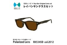国産偏光レンズ使用オリジナルレイバンサングラス(RX5345D 2012)　偏光ブラウンレンズ [№5385-0360]