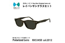 国産偏光レンズ使用オリジナルレイバンサングラス(RX5345D 2012)　偏光グレーレンズ [№5385-0361]