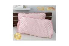 ＜Mサイズ 43×63cm＞美髪ケア シルク100%枕パッド　ピンク2枚組　SSM-1M-2P [№5385-0696]