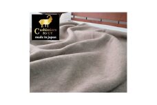 ＜シングルサイズ＞繊維の宝石カシミヤ100%(毛羽部分)毛布　CS-10S　BE [№5385-0741]