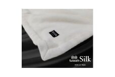 ＜ダブルサイズ＞tussah SILK 贅沢シルク100%(毛羽部分)毛布　SILK-W [№5385-0757]