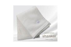 ＜ひざ掛サイズ＞shankar  手摘み COTTONのやわらか綿毛布　SHAN-H [№5385-0766]