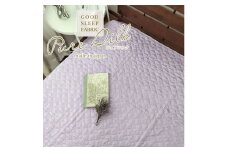 ＜シングルサイズ＞ピュアシルク敷パッド 100×205cm　1枚 パープル SCC-1020SC [№5385-0824]