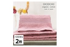 ＜バスタオル2枚組＞オーガニックコットンバスタオル(60×120cm) 彩りRE [№5385-1058]
