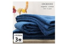 ＜バスタオル3枚組＞オーガニックコットンバスタオル(60×120cm) 彩りNB [№5385-1066]