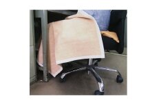 ウール/綿 毛布 ハーフサイズ ベージュ系[0172]