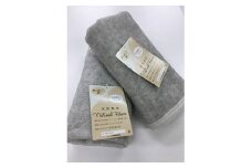 ウール コットン ハーモニー 毛布 同色2枚 ひざ掛け グレー系[0167]