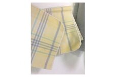 ウール100%毛布 同色2枚 チェック「イエロー／シングル」[0176] 敬老の日 お歳暮 贈答品 ギフト 贈り物 父の日 母の日 クリスマス お見舞