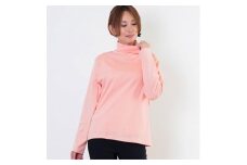 【限定100着】レディース コットン100%長袖ルーズネックカットソー(Lサイズ)[0313]