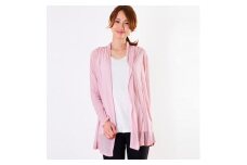 【限定100着】レディース コットン100% シフォン ロングカーディガン(LLサイズ)[0309]