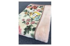 日本製 アクリル マイヤー毛布 ダブル ピンク 1枚(新合繊合わせ毛布)4629[0456]