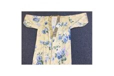 泉大津市産 綿100%(毛羽部分) マイヤー綿毛布夜着 200cm丈 ブルー 9020BL[0400]