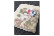 C.R.P加工毛布　マイヤー毛布　シングルサイズ　ピンク　1枚　11808柄[0620]