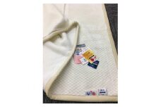 C.R.P加工毛布　クロスマイヤー毛布　シングルサイズ　パール　1枚　11701柄[0628]