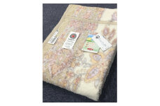 泉大津市産 先白FBZ タオルケット シングルサイズ ベージュ系 13183BE[0648]