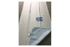 氷結(R) クール敷きパッド シングル 100×205cm ブルー系[0755]
