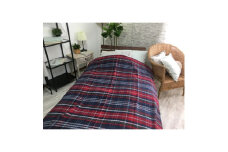 日本製 洗える しっとり ウール混 毛布 シングル レッド 1枚 140×200cm ウール50%[0878]