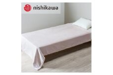 西川 シルク毛布QL0603 ピンク FQ03404010100｜シンプル無地 シルク100% 保湿性 高級 肌に優しい 毛布 [4005]