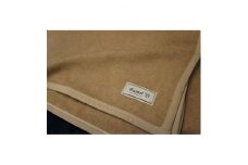 キャメル100%毛布(毛羽部分) くり衿タイプ シングル ロング [1033]