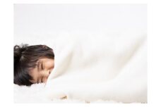毛布の町 泉大津市産・ベビー毛布 (無地) アイボリー色 [3455] 贈答品 ギフト 誕生日プレゼント 贈り物 クリスマス ベビー キッズ N-MM100
