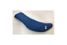 抱き枕 (全長118cm) 吸汗速乾・シルケット加工枕カバー付き ライトインディゴ [2347]